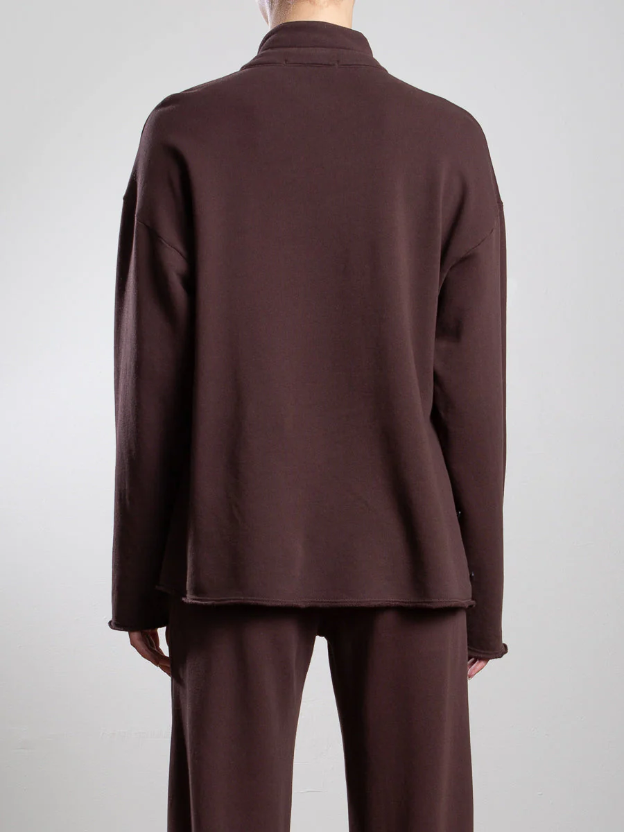 Chad Pullover in French Terry - Bittersweet - Image 4
