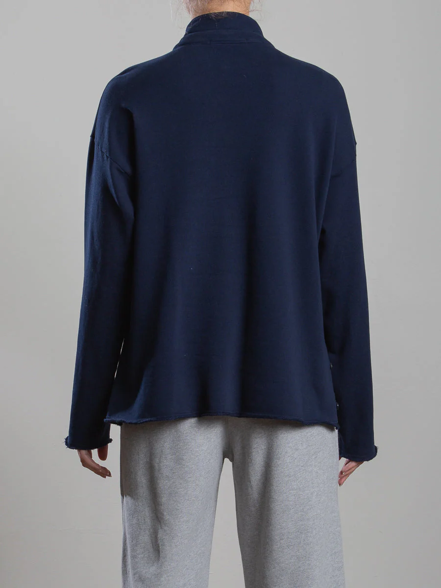 Chad Pullover in French Terry - Midnight - Image 5