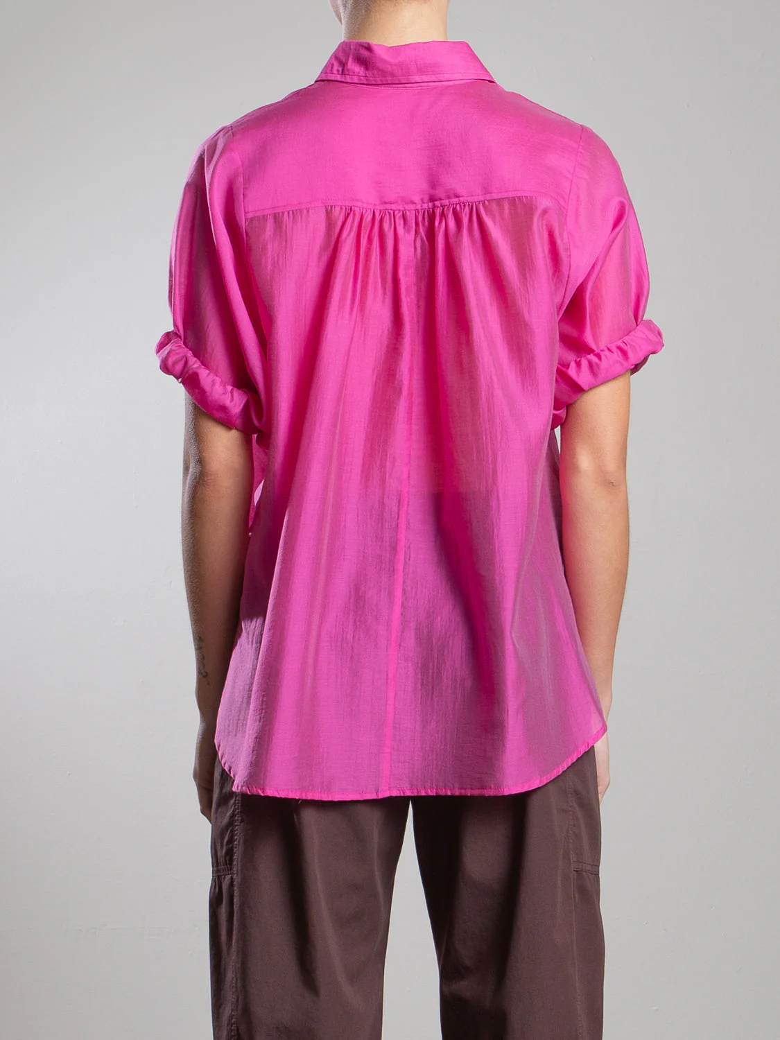Claude Shirt in Gossamer - Orchid - Image 3