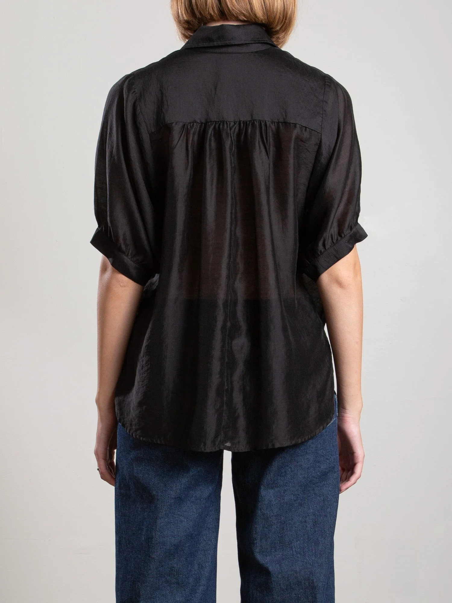 Claude Shirt in Gossamer - Black - Image 4