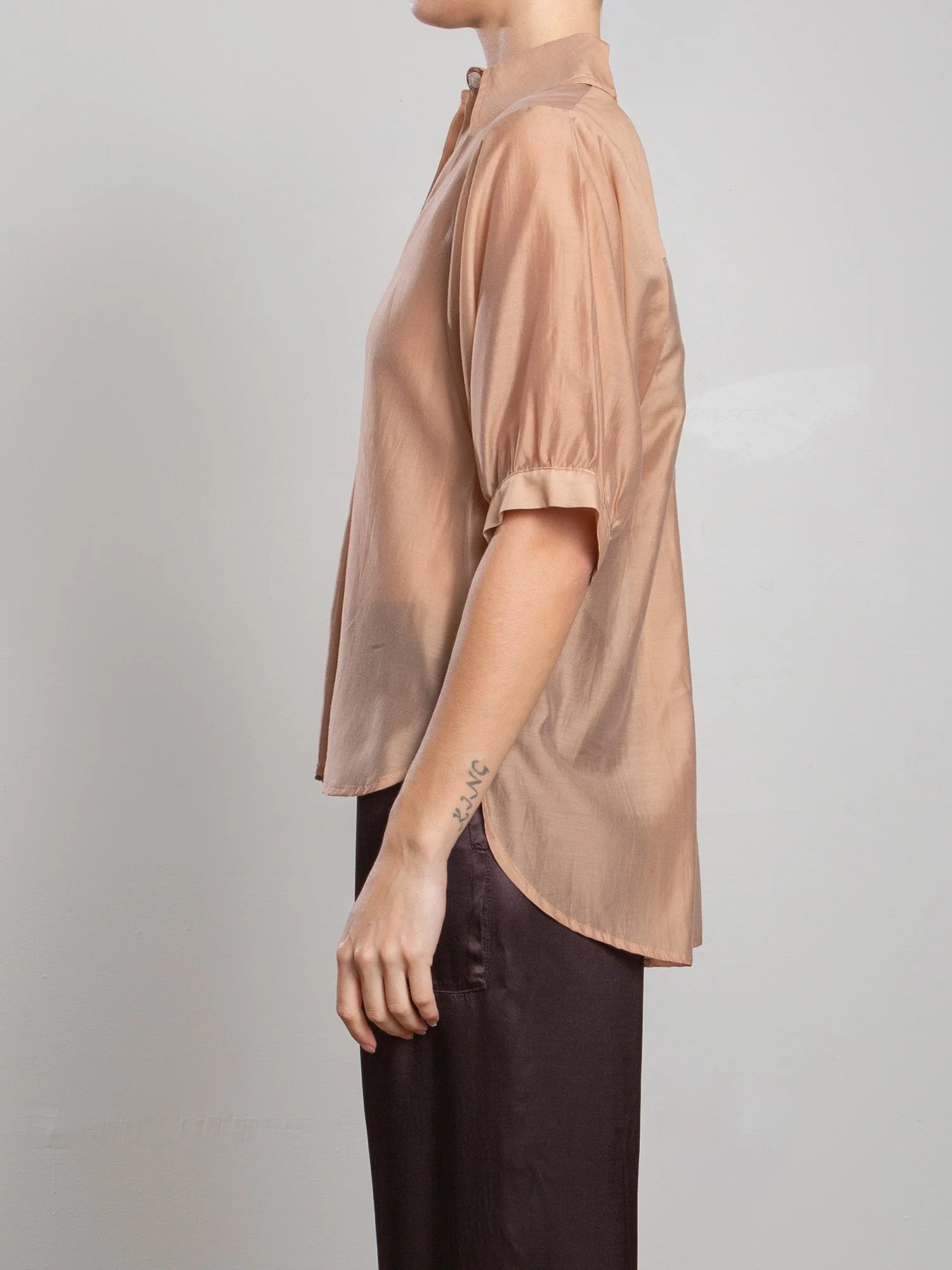 Claude Shirt in Gossamer - Brulee - Image 3