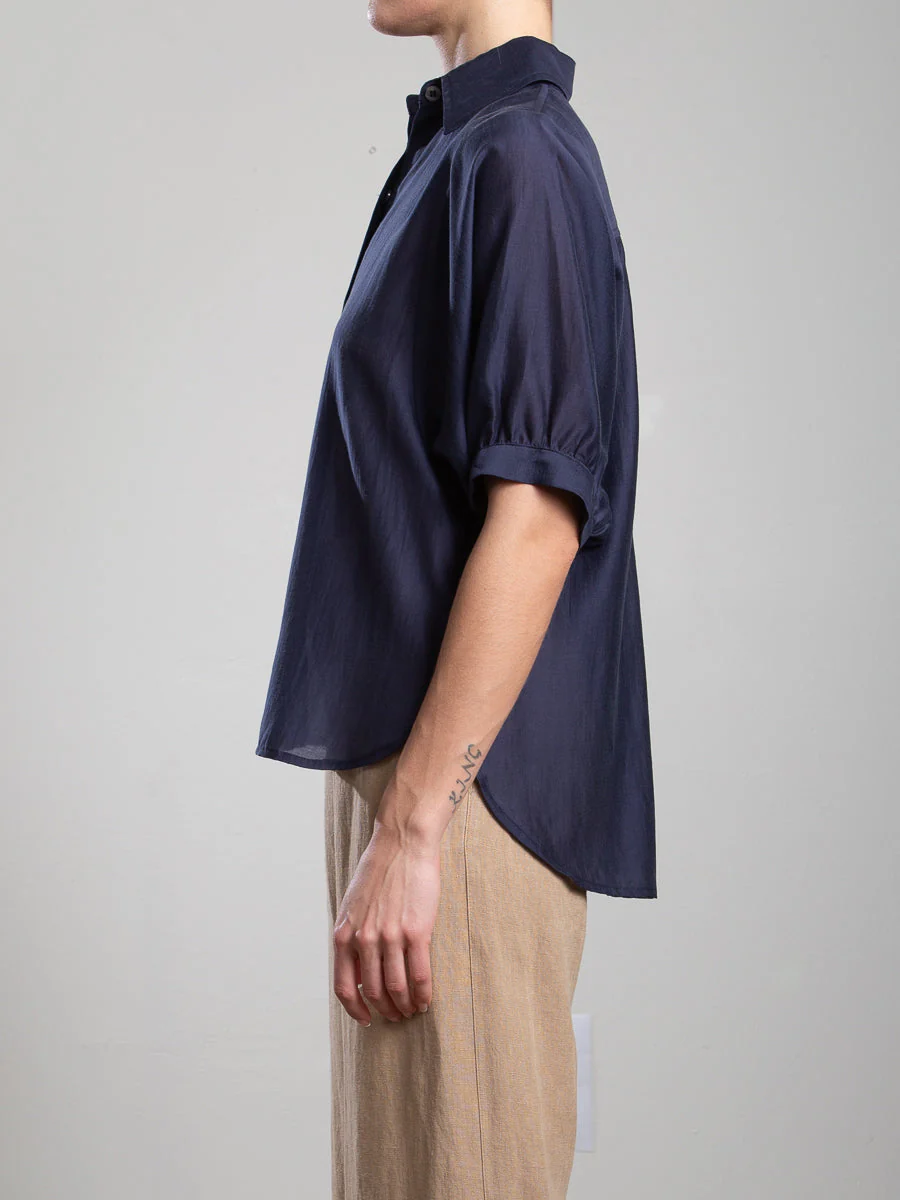 Claude Shirt in Gossamer - Navy - Image 3