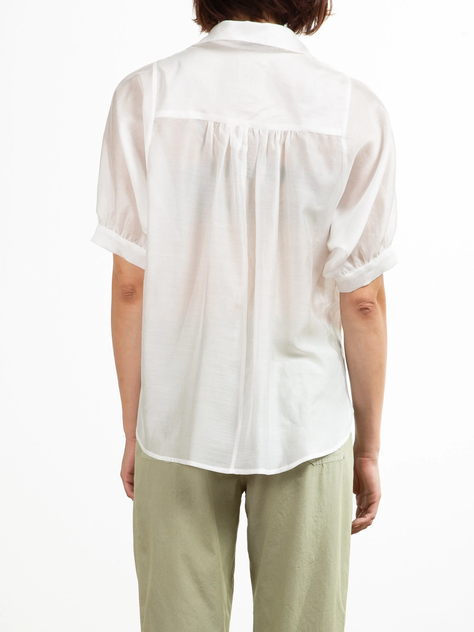 Claude Shirt in Gossamer - White - Image 4