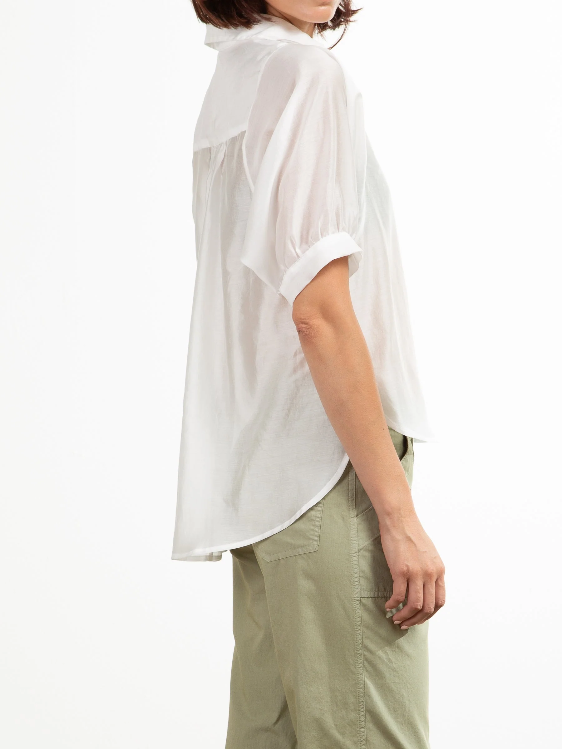 Claude Shirt in Gossamer - White - Image 5