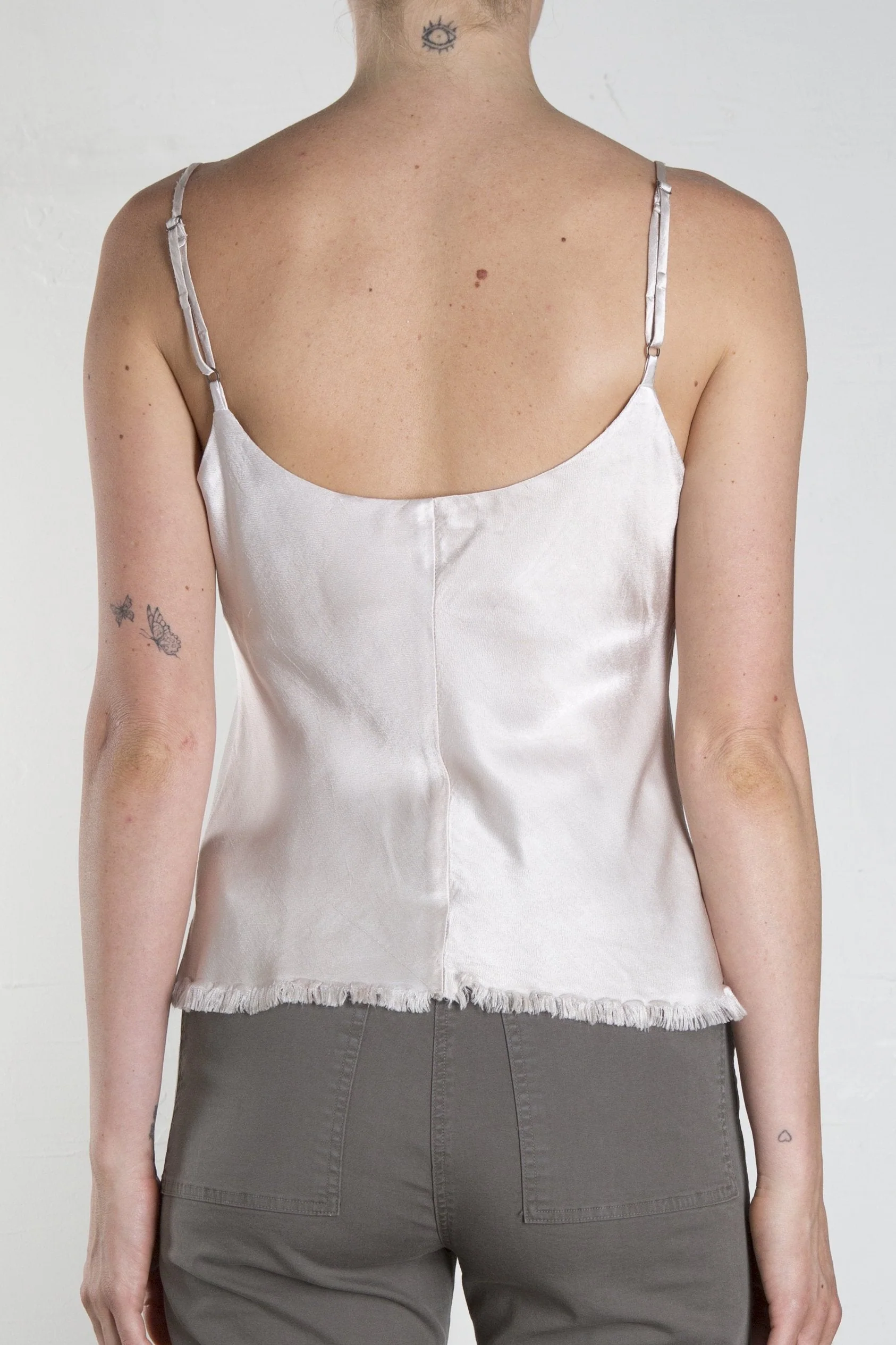 Dawn Cami in Vintage Satin - Parchment - Image 5
