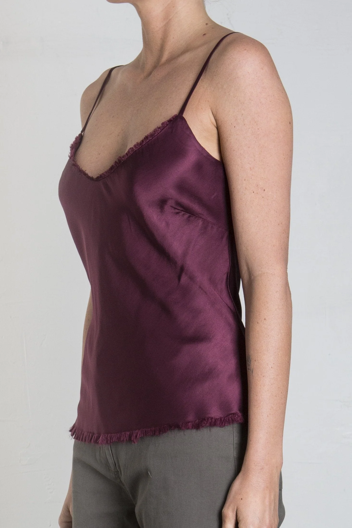 Dawn Cami Vintage Satin - Fig - Image 3