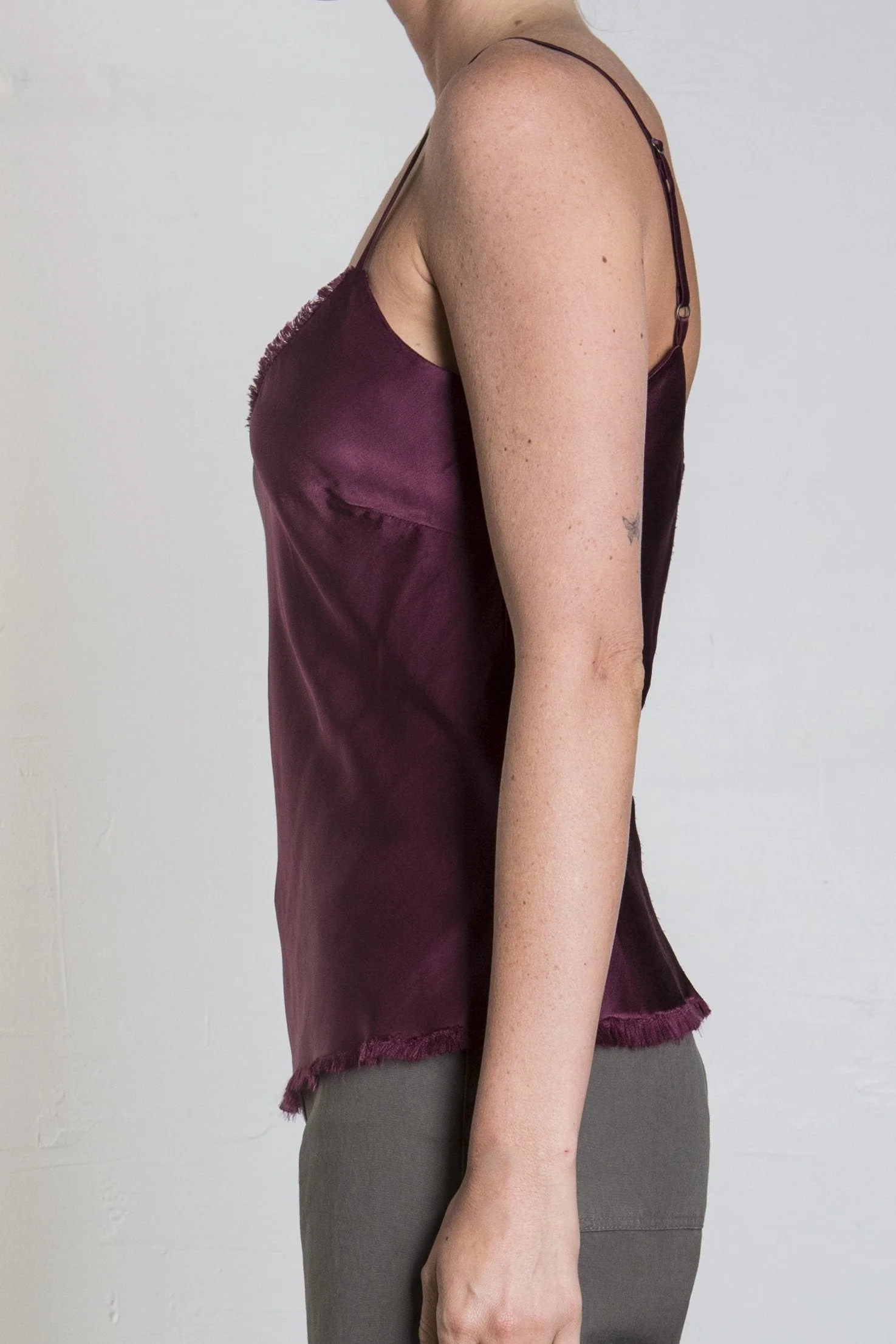 Dawn Cami Vintage Satin - Fig - Image 4