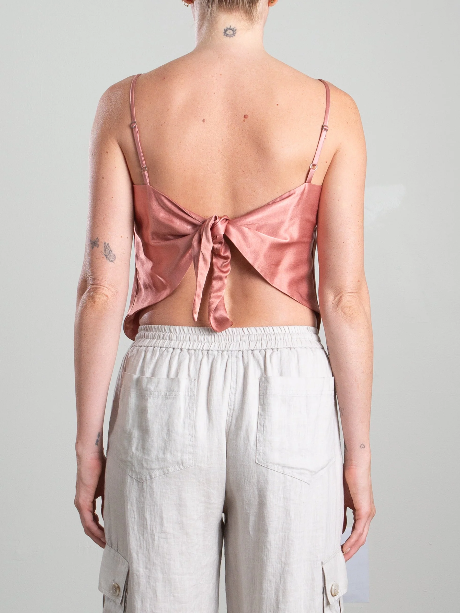 Georgia Top in Vintage Satin - Cinnamon - Image 4