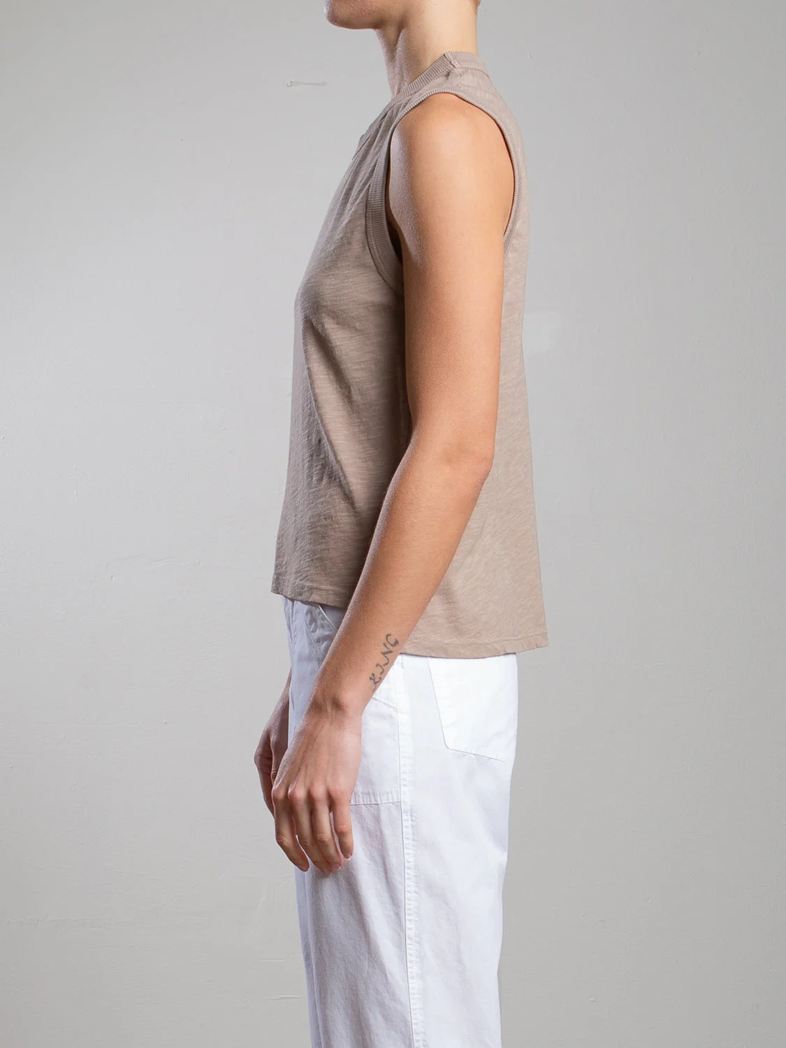 Liv Tank in Supima Slub - Foundation - Image 3